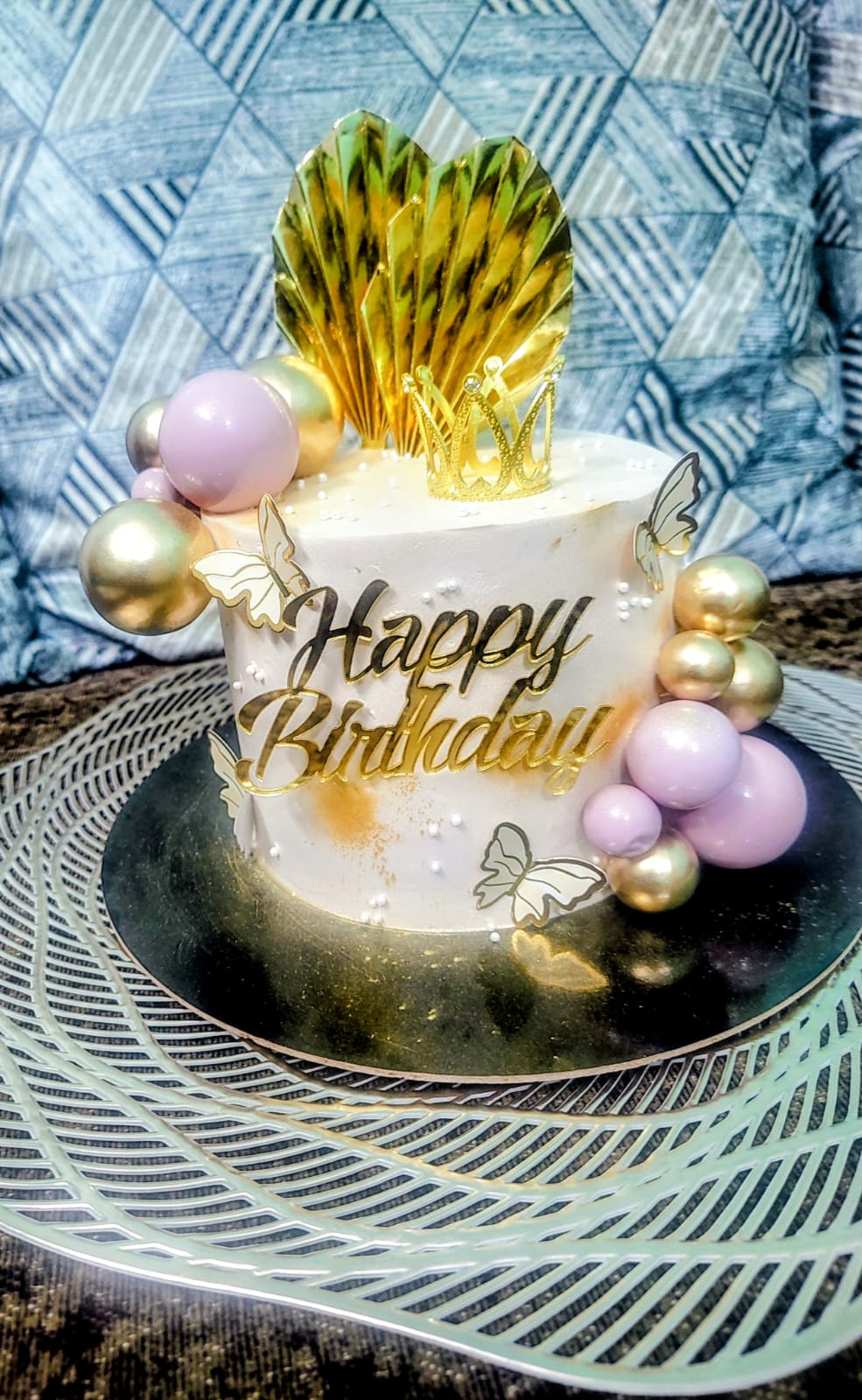 Toffee Birthday Cake